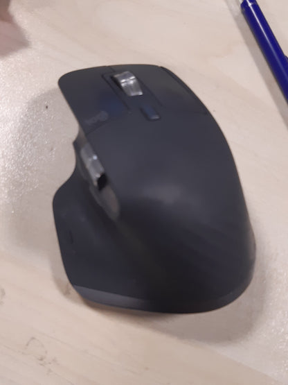 266069 - LOGITECH MX Master 3S, Maus pa tel, 8K DPI, dizajn ergonomik, funksionon në xham, klikime të heshtura, USB-C, Bluetooth, Windows, Linux, Chrome, grafit