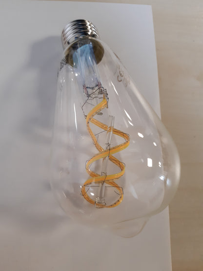 251959 - OSRAM SMART+ LLAMBË LED EDISON 40 FILAMENT E27, RGBW, e pajtueshme me Matter, lidhje WiFi, kontroll me aplikacion dhe zë, 4.8W, shumëngjyrëshe, e errësueshme