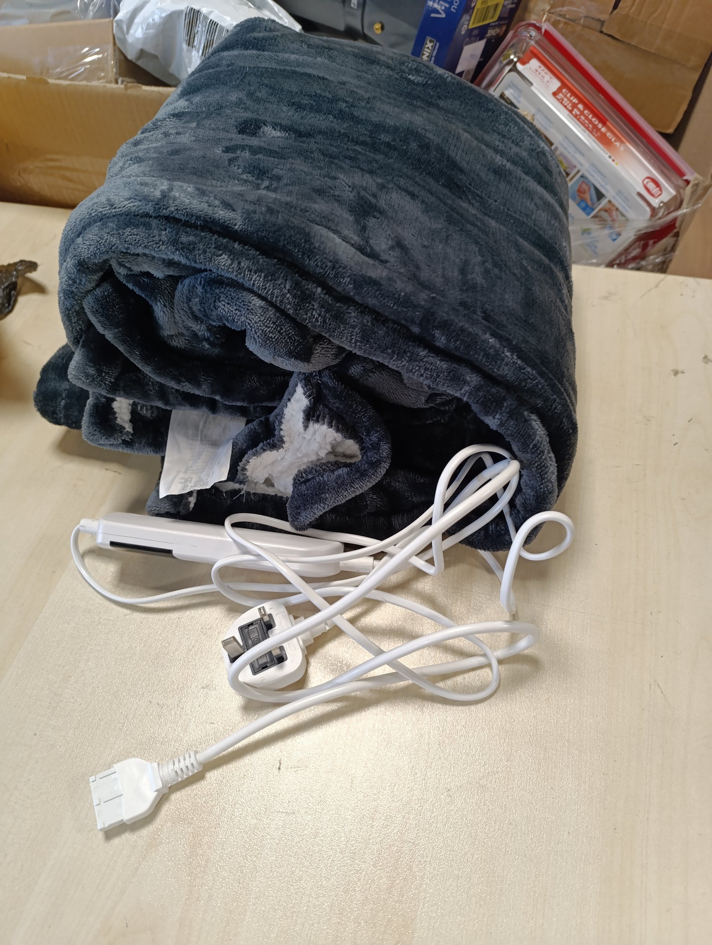 214292 - QIERYUN Batanije elektrike me ngrohje 130x160cm, e lahet në lavatriçe, me kontrollues dixhital, 10 cilësime ngrohjeje