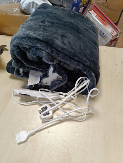 214292 - QIERYUN Batanije elektrike me ngrohje 130x160cm, e lahet në lavatriçe, me kontrollues dixhital, 10 cilësime ngrohjeje