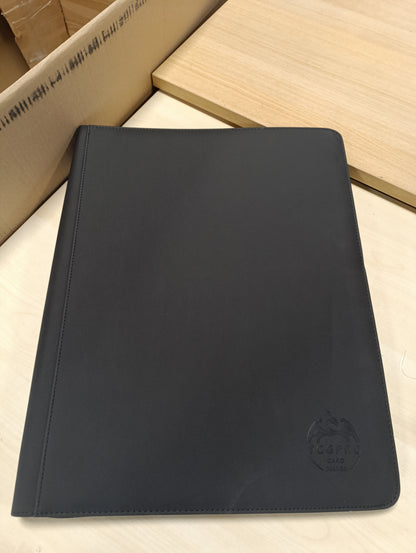 226478 - TCGPRO Dosje me ngarkim xhepi, për 640 letra tregtare 3"x4", album me ngarkim nga lart me 20 faqe, e zezë