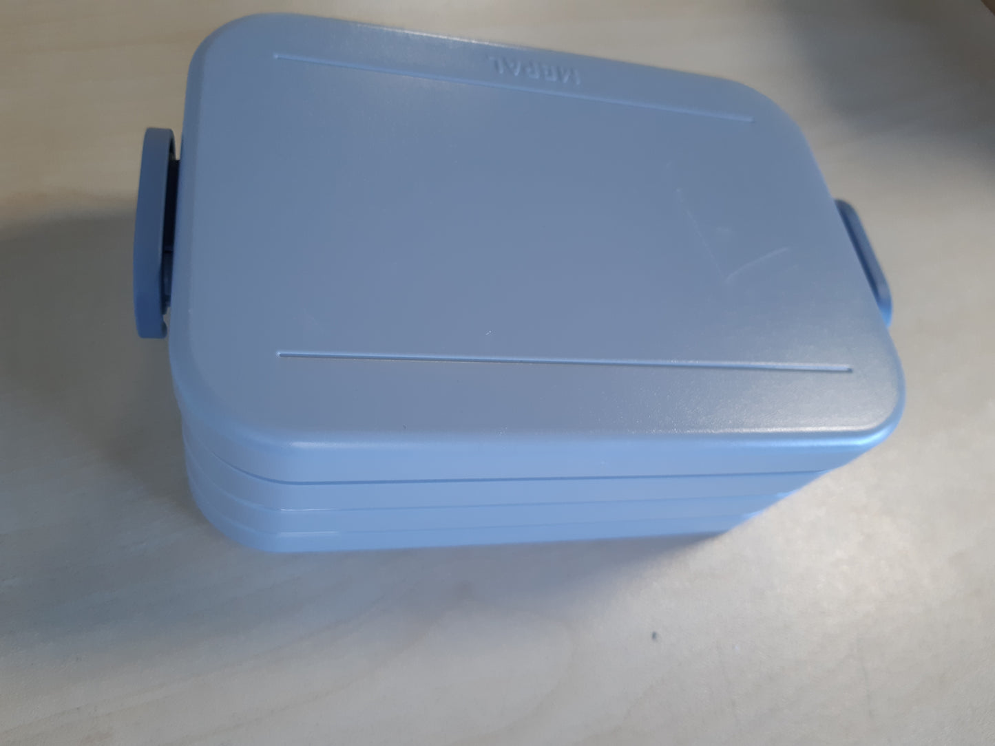 215621 - MEPAL Bento Dreka Box Midi TAB - Kuti Dreke me Ndarje Bento - Për 2 Sanduiçe ose 4 Feta Buke - Kuti Dreke për Ushqime të Vogla dhe Mbetje - 900 ml - Blu Nordike