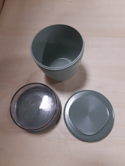 218575 - MEPAL Filxhan për Musli - Filxhan Praktik për Kos - Ndarje për Kos dhe Musli - 500 ml + 200 ml - I Përshtatshëm për Frigorifer, Mikrovalë dhe Lavastovilje - Nordic Sage