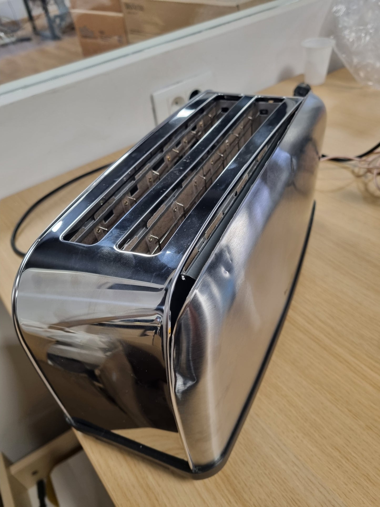 84434 - TOSTER MOULINEX LS330D11 me 4 Feta, Fuqi 1400W, Çelik Inox