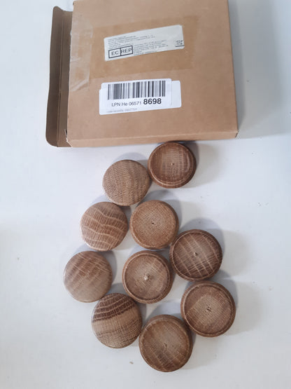 234693 - TAPA DRURI, 10 copë, 45 x 40 mm, për mbulesa vrimash vidash dhe dekorative për mobilje