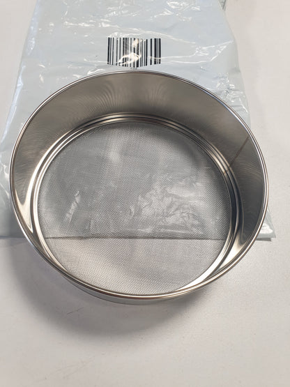 229992 - SITËS MIELLIT PROFESIONAL I RRUMBULLAKËT PREJ ÇELIKU INOX (15.2 CM, ÇELIK 18/8) (40 RRJETË)
