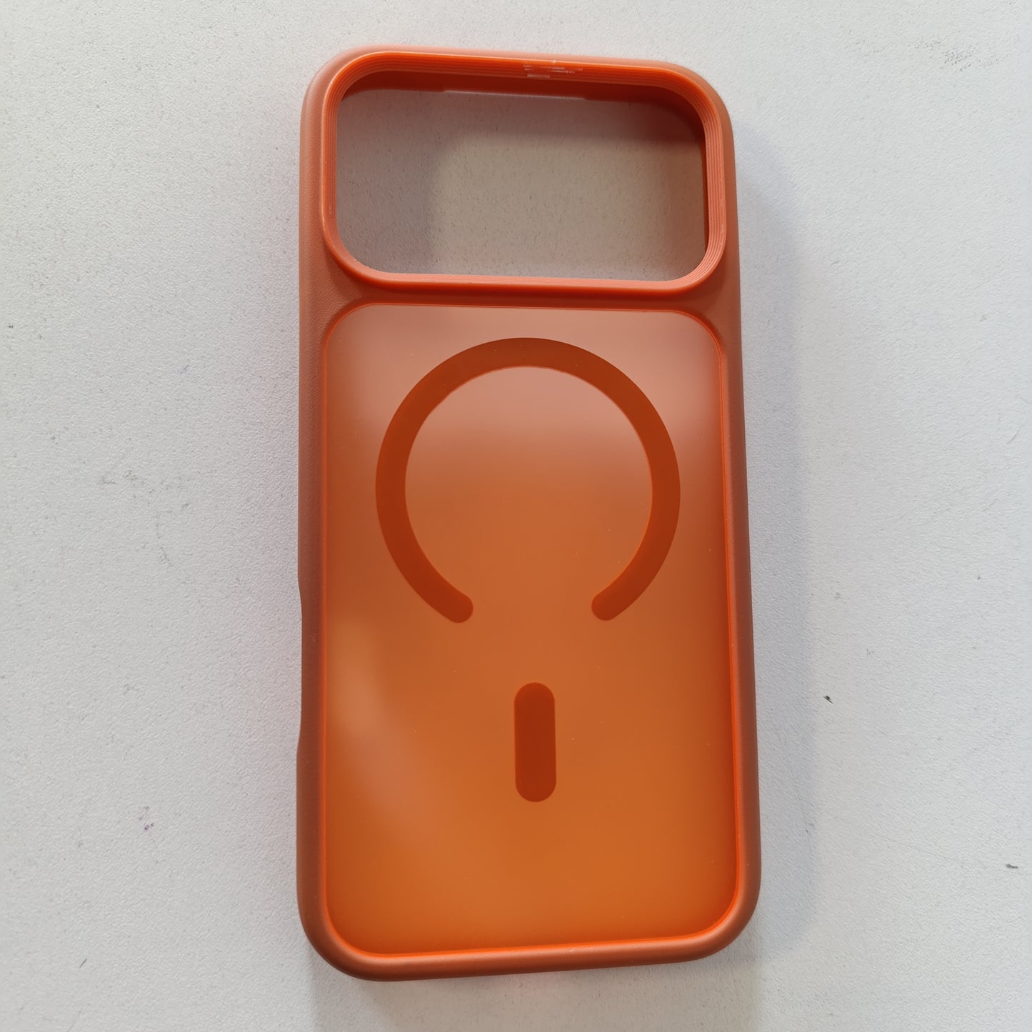269010 - APPLE Mbrojtëse pa kabllo për iPhone 17 Pro Max me MagSafe, mbrojtje të plotë të kamerës, rezistente ndaj goditjeve, 6.9 inç, portokalli