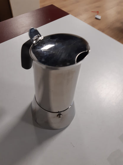 250268 - BIALETTI Venus Induction, Makinë kafeje Espresso prej çeliku inox, 10 gota (460 ml), e përshtatshme për të gjitha llojet e sobave