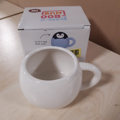252671 - Puckator Filxhan Qeramik me Kapak të Formuar - Pinguin - Kafshë të Lezetshme