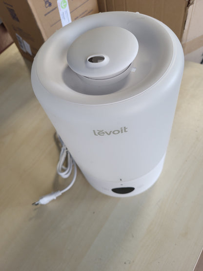 221285 - LEVOIT - Lagështues ajri Smart Baby, Mbushje nga Sipër, 3L, me Alexa dhe Aplikacion, Mjegull dhe Difuzues Ftohës Ultrasonik, 19dB i Qetë, Kohëmatës, Pa BPA, Dual 200s, i Bardhë