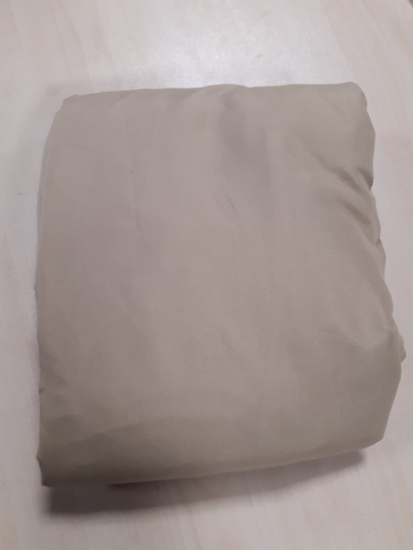 211084 - ÇARÇAF I MONTUAR OEKO-TEX 160x200cm, për Dyshekë deri në 30cm të Thellë, Mikrofibër Poliester i Krehur, Pa Rrudha, Rezistent ndaj Tkurrjes dhe Ngjyrë që nuk Ngjan, Bezhë