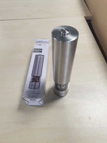 257973 - CLATRONIC Mulli elektrik për kripë dhe piper PSM 3004 N, mekanizëm bluarjeje qeramik, trashësi e rregullueshme, me dritë, funksionim me një dorë