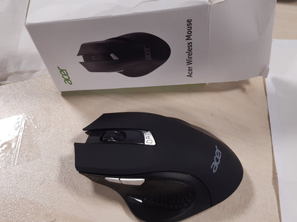 267192 - ACER Maus pa tel ergonomik, 2.4 GHz me marrës mini USB, maus optik USB, 6 butona të programueshëm, 1600 DPI, i pajtueshëm me PC/Mac/Laptop/Chromebook