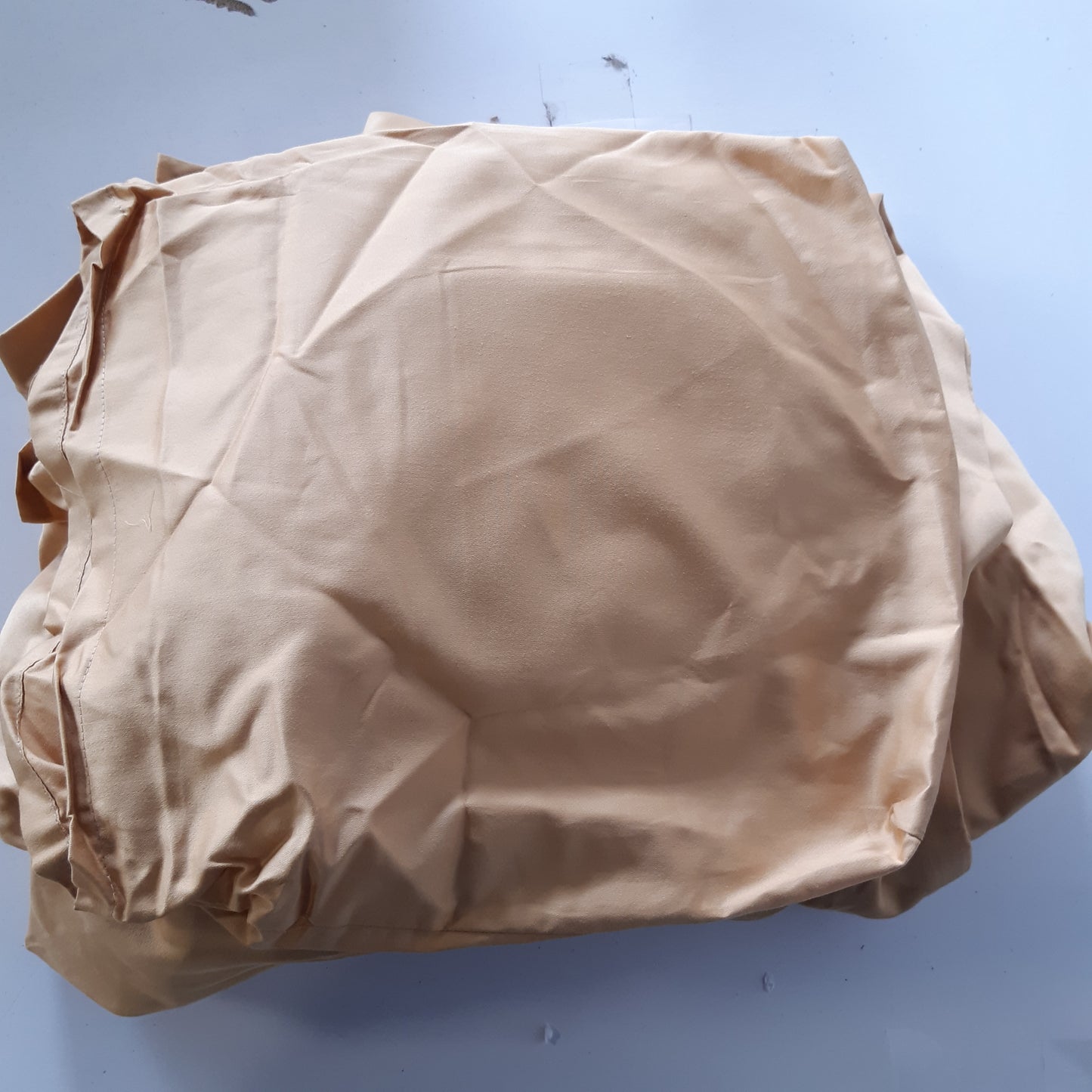 221189 - PIZUNA - Set mbulesash jorgani prej pambuku të krehur 260x220 cm, madhësi e dyfishtë, e verdhë e artë, 100% pambuk, e endur saten me 400 fije, mbulesë jorgani luksoze me mbyllje me kopsa, e verdhë e artë