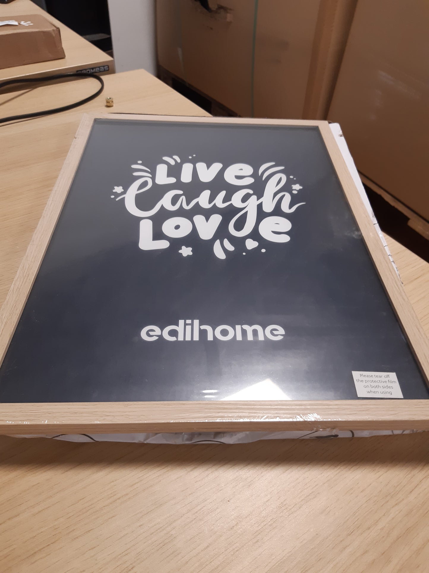 206347 - EDIHOME, Kornizë Fotoje A3, e Laminuar me Akrilik për Diploma Universitare, e Montuar në Mur, 29.7 x 42 cm, Dru (1 Njësi)