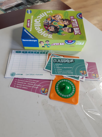 197840 - RAVENSBURGER - Loja e Diplomës për 2-4 Lojtarë të Moshave 6+, Versioni Frëngjisht, 140 Tema - Lojë Tavoline Familjare