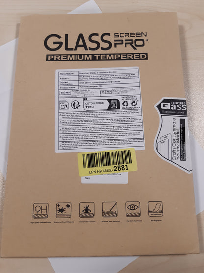 190241 - HAOFUN Mbrojtës Ekrani Xhami i Temperuar për Xiaomi Redmi Pad 2, Set prej 4 copësh (2 Mbrojtës Ekrani + 2 Mbrojtës Lentesh Kamere), Transparentë HD, Anti-Flluska