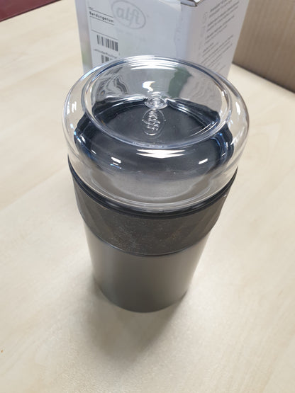 227619 - ALFI Gotë ushqimi ENDLESS 500ml, ngjyrë e zezë havjar, enë termike ushqimi prej çeliku inox, e izoluar kundër rrjedhjeve