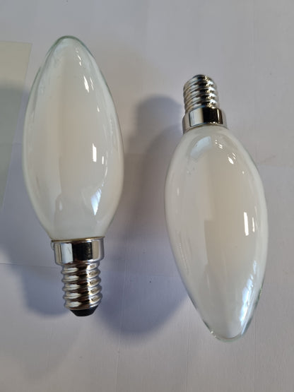 220268 - OSRAM Llambë Star Filament për prizë E14, xham i ngrirë, e bardhë e ftohtë (4000K), 806 lumen, zëvendësim për llambat konvencionale 60W, pa errësim, pako me 3