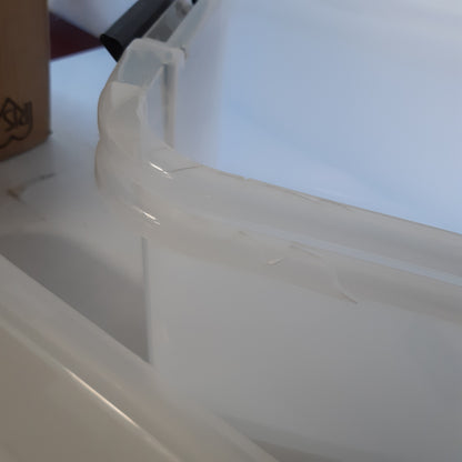 255827 - IRIS OHYAMA Kuti Plastike Ruajtjeje me Kapak, 15L, Set me 3 copë, Transparente, Mbyllje me Kapëse, Dorezë, Portative, TB-15