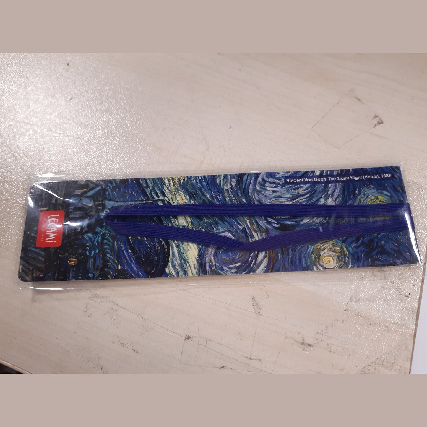 267489 - LEGAMI Shënues faqesh me shënues elastik, 4.7x17.5 cm, letër të laminuar të certifikuar