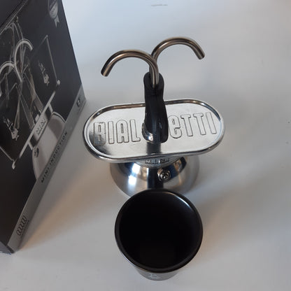 226406 - BIALETTI Makinë kafeje me induksion Mini Express, 2 filxhanë (100 ml), e zezë