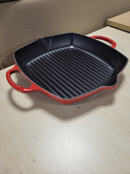 250008 - LE CREUSET | Tigan i thellë prej gize të emaluar Signature me dorezë ndihmëse, 30 cm, Qershi, 20200300600422