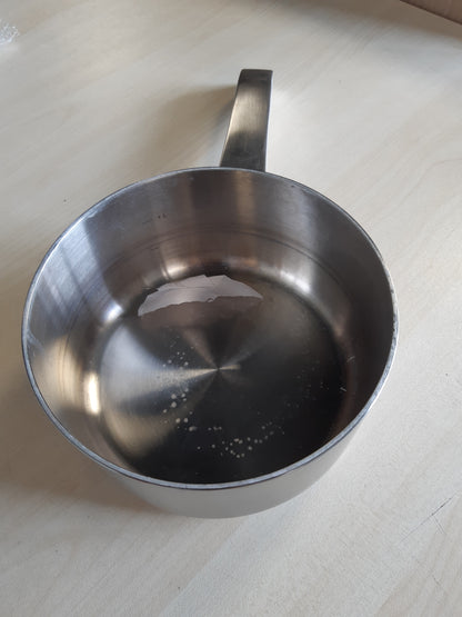 255345 - MASTERPRO SIGMA Lugë pa kapak 1.6L 16x8 cm çelik inox - Dorezë prej gize të fiksuar - I përshtatshëm për të gjitha llojet e sobave