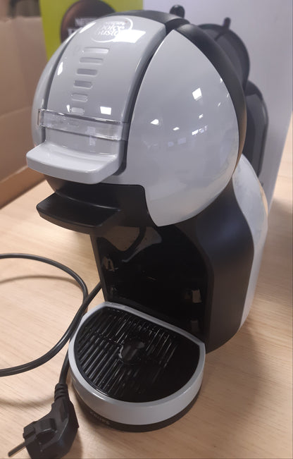 166765 - KRUPS NESCAFÉ Dolce Gusto Mini Me, Makinë automatike për kafe me kapsula, për pije të nxehta dhe të ftohta, presion 15 bar, kapacitet rezervuar uji 0.8L, funksioni Eco-Mode, ngjyra gri arktike dhe e zezë, modeli KP123B
