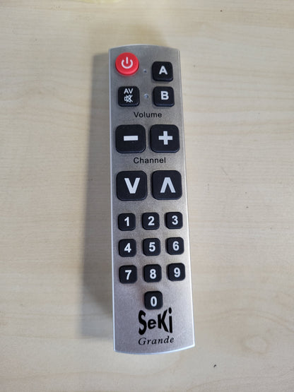 269088 - SeKi Telekomandë Grande argjendi universale mësimore me butona të mëdhenj për të moshuarit dhe fëmijët