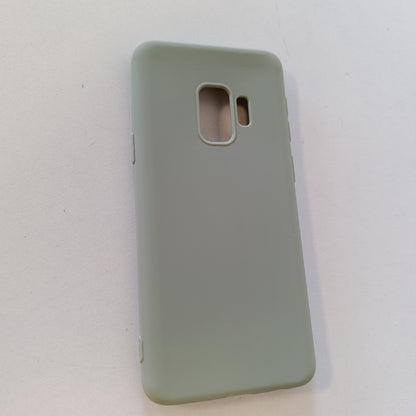 267454 - kwmobile Mbrojtëse e përputhshme me Samsung Galaxy S9 - mbulesë silikoni e butë TPU - gri-jeshile