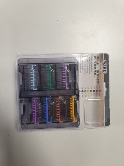 250952 - WAHL Set krehërash 5-në-1, 3-25 mm, #1-8, tehe çelik inox, mbrojtje profesionale për makinën prerëse flokësh