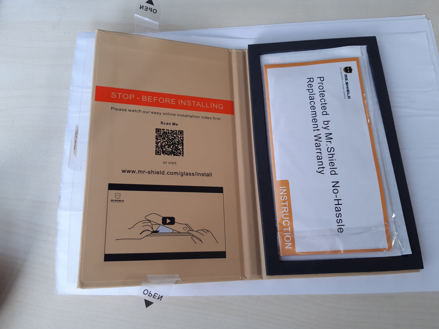 190337 - MR.SHIELD Mbrojtës Ekrani për MOTO Motorola ThinkPhone 25, Xham i Temperuar, Fortësi 9H, HD Transparent - Paketë me 3