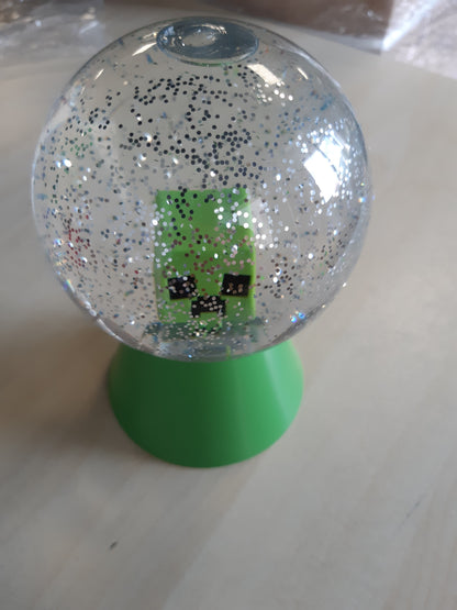 263222 - PALADONE Glob bore me shkëlqim LED Minecraft Creeper, glob bore LED që ndryshon ngjyrën për fëmijë dhe adoleshentë