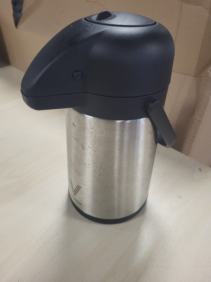 217754 - VONDIOR Karafe kafeje Airpot 1.9 litra – Karafe kafeje profesionale e izoluar prej çeliku inox, termos, dozator pijesh termike, i përshtatshëm për pije festive