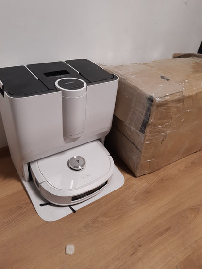 83014 - EUREKA J20 Robot-Fshesë me Korrente dhe Mop, Fuqi Thithje 8000Pa, Dizajn i Tharjes Automatike të Mopit, Shmangie Pengesash, Zbulimi i Qilimeve, Stacioni i Vetëpastrimit, Kontrolli Zanor