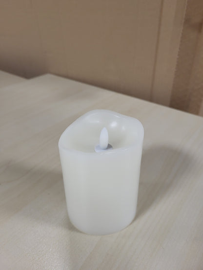 216279 - GOOBAY Qirinj LED me Dyllë të Vërtetë, të Bardhë 7.5x10cm, me Funksion Kohëmatësi, Ndriçim të Sigurt