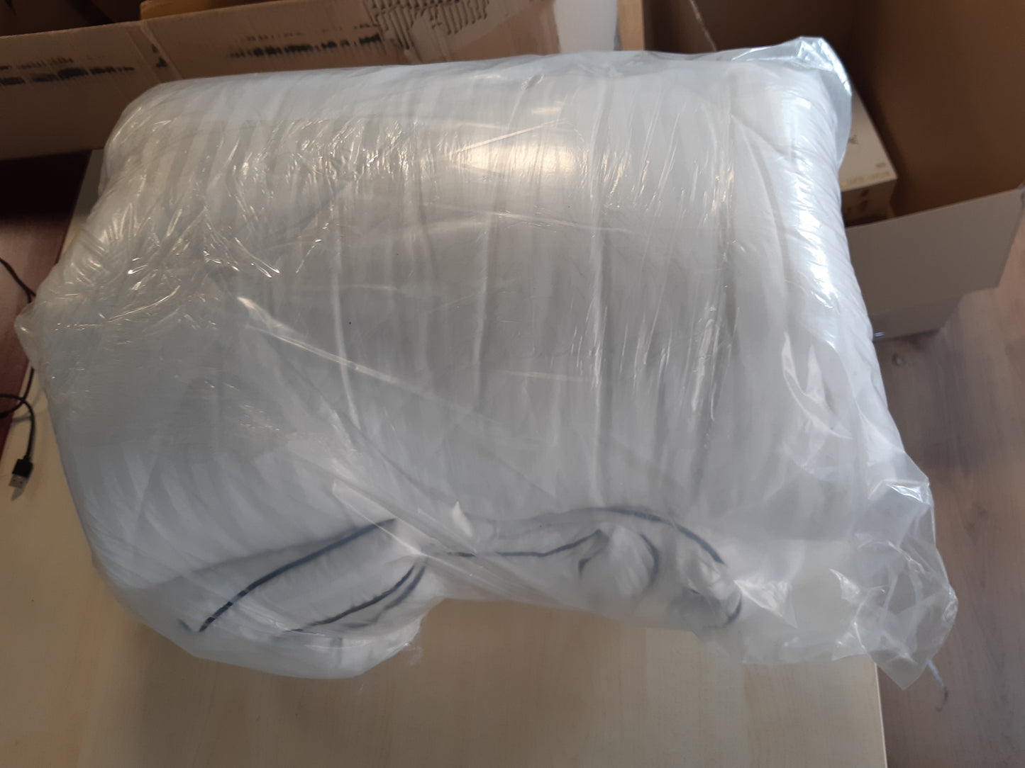 213266 - BEDLORE Mbulesë dysheku 160x200 cm, e qepur me jorgan, e butë dhe e ajrosur, e çertifikuar Oeko-TEX, për xhepa deri në 40 cm me elasticitet përreth, e bardhë