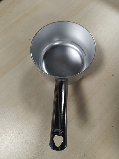 251147 - PENTOLE AGNELLI - Tenxhere profesionale alumini 3 mm me dorezë çeliku inox, argjendi, 18 cm