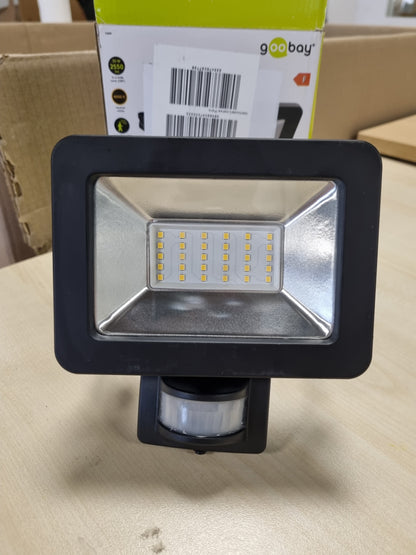251980 - goobay - Dritë LED 53881 me Sensor Lëvizjeje, 30W, IP44, 2550 lm, e Zezë