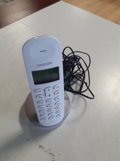 268698 - LOGICOM ILOA 150 DECT, Telefon pa Tel, Funksion pa Duar, Ekran i Madh me 4 Rreshta, Rreze Veprimi 300 m, 7 Orë Kohë Bisede, 90 Orë në Gatishmëri, Ngjyrë Gri