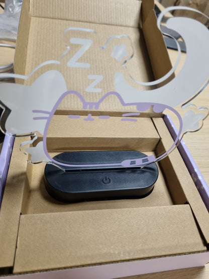 214741 - GRUPO ERIK Llambë Pusheen 3D për dekorim dhome fëmijësh