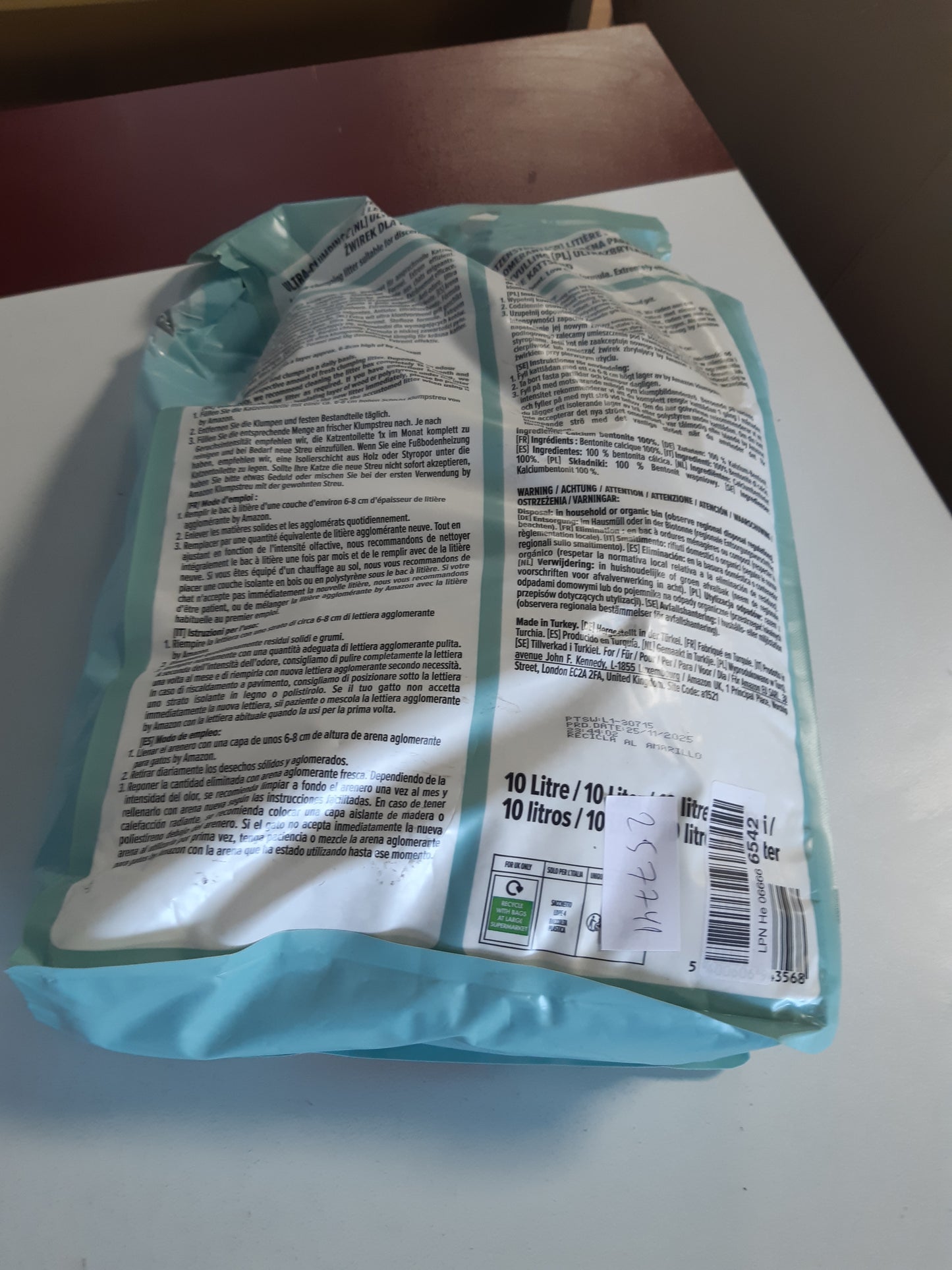 257741 - AMAZON Plehra Ultra e Bardhë me Grumbullim për Mace, 10 L