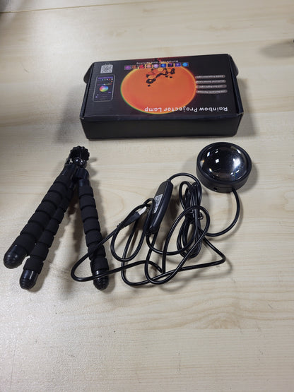214860 - KANGTAIXIN Llambë Perëndimi të Diellit RGB - Projektor LED USB i Kontrolluar me Aplikacion, Dritë Ambienti Romantike 360°