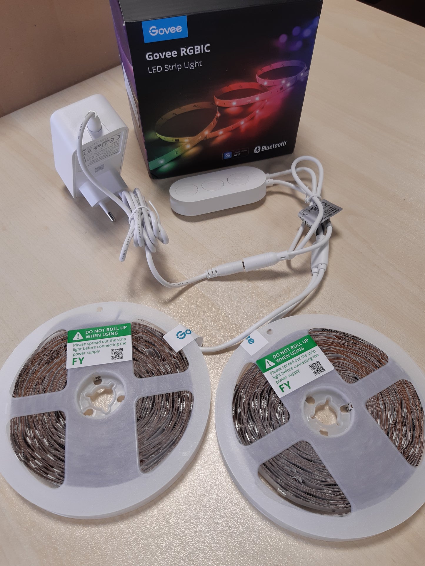246426 - GOVEE Shirit LED 20m, RGBIC, kontroll segmenti, sinkronizim muzike, 2 rrotulla 10m