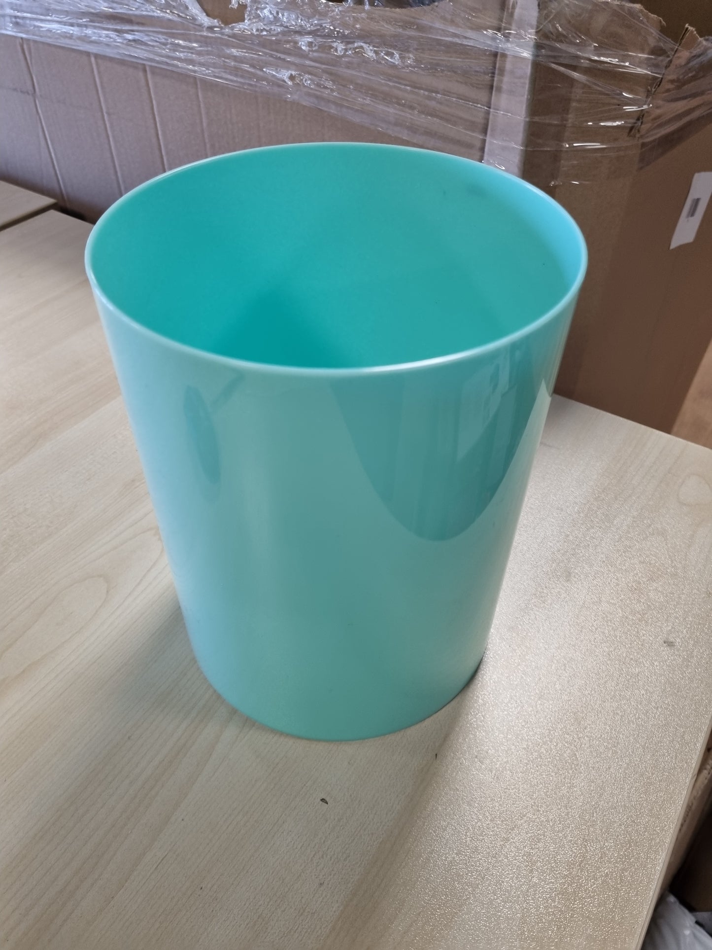 202445 - MSV - Kosh Mbeturinash Seria Bathroom Aspen, Mekanizëm me Pedale, Kapak Lëvizës, Kapacitet 6 L, Dimensionet (Diametri x Lartësia): 18.5 x 26 cm, Ngjyra Jeshile Pastel