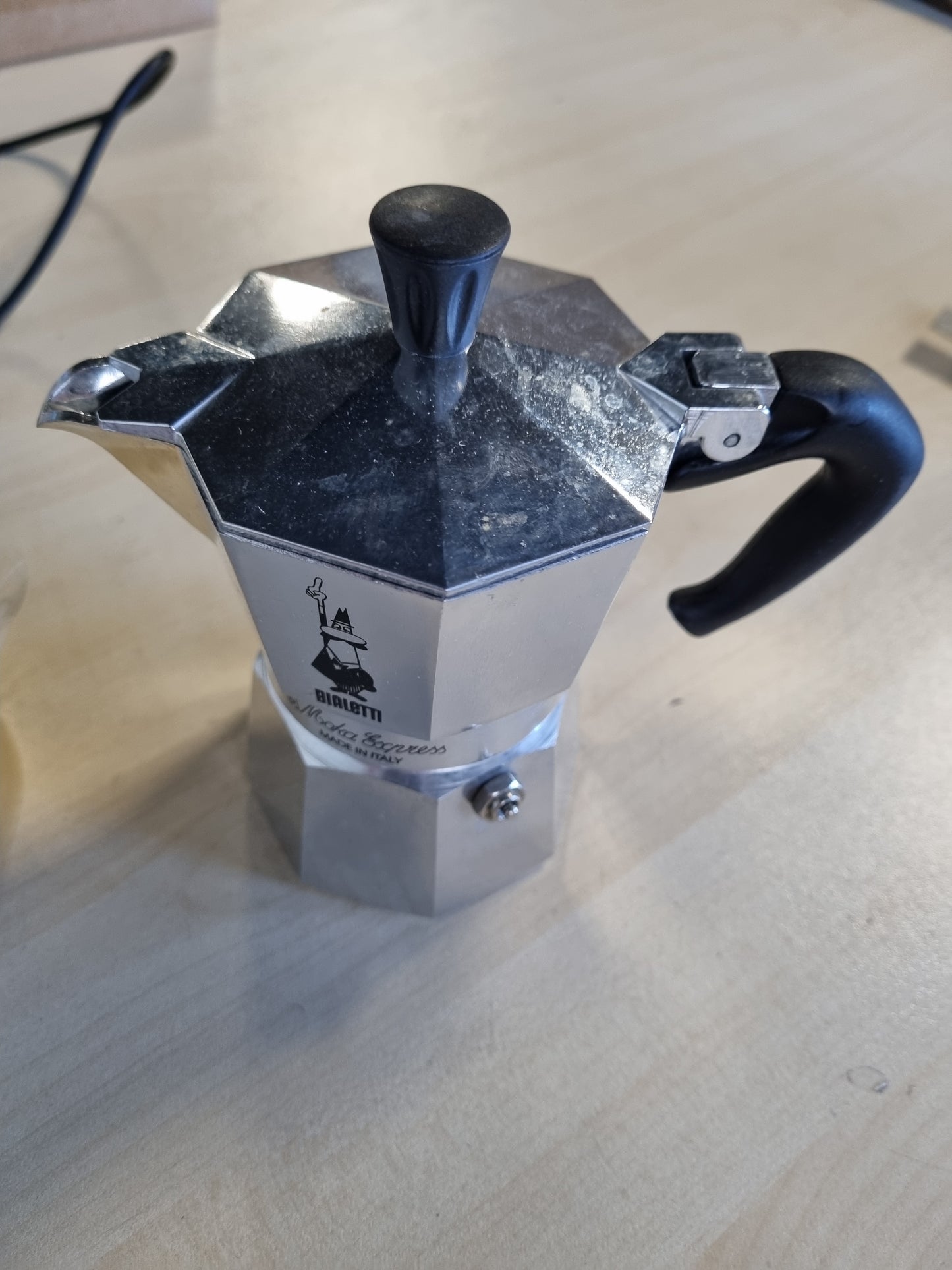214245 - BIALETTI Makinë ekspreso Moka Express, enë Moka me 3 filxhanë (130ml), alumin, argjend