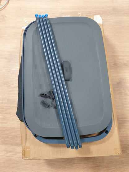 142028 - JOSEPH JOSEPH - Shportë Sortimi Rrobash Trio, Kapacitet 90L, Me Kapak dhe 3 Qese Të Lëvizshme, Material Plastike, Ngjyra e Zezë