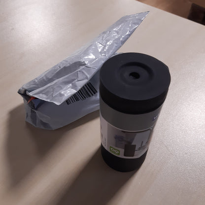 229547 - WENKO Dispenser sapuni për enët Easy Squeez-e 250 ml Ø 6 x 14 cm silikoni i papërshkueshëm nga rrjedhja i zi