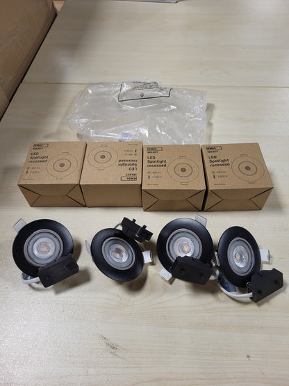 213633 - EMOS Dritë Rezonante LED e Fundestuar, 230V, 5W / 450lm, Rrotulluese 50°, e Bardhë e Ngrohtë, Set me 6 Drita